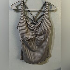 Prana  Black and White Women's Top